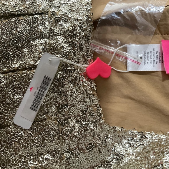 Lolli sequin two piece bloomer bottom shorts and top Size M - Picture 9 of 9